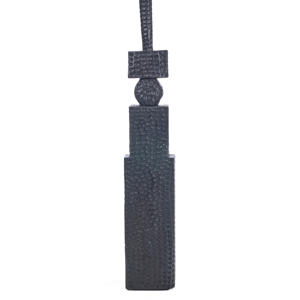The Totema Pillar Sculptural Decoration - Black, H 190 CM