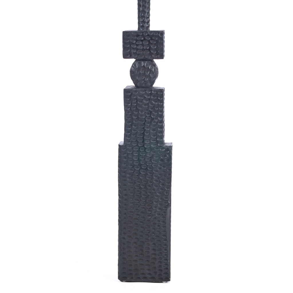 The Totemic Touch Sculptural decoration - Black, H 190 CM