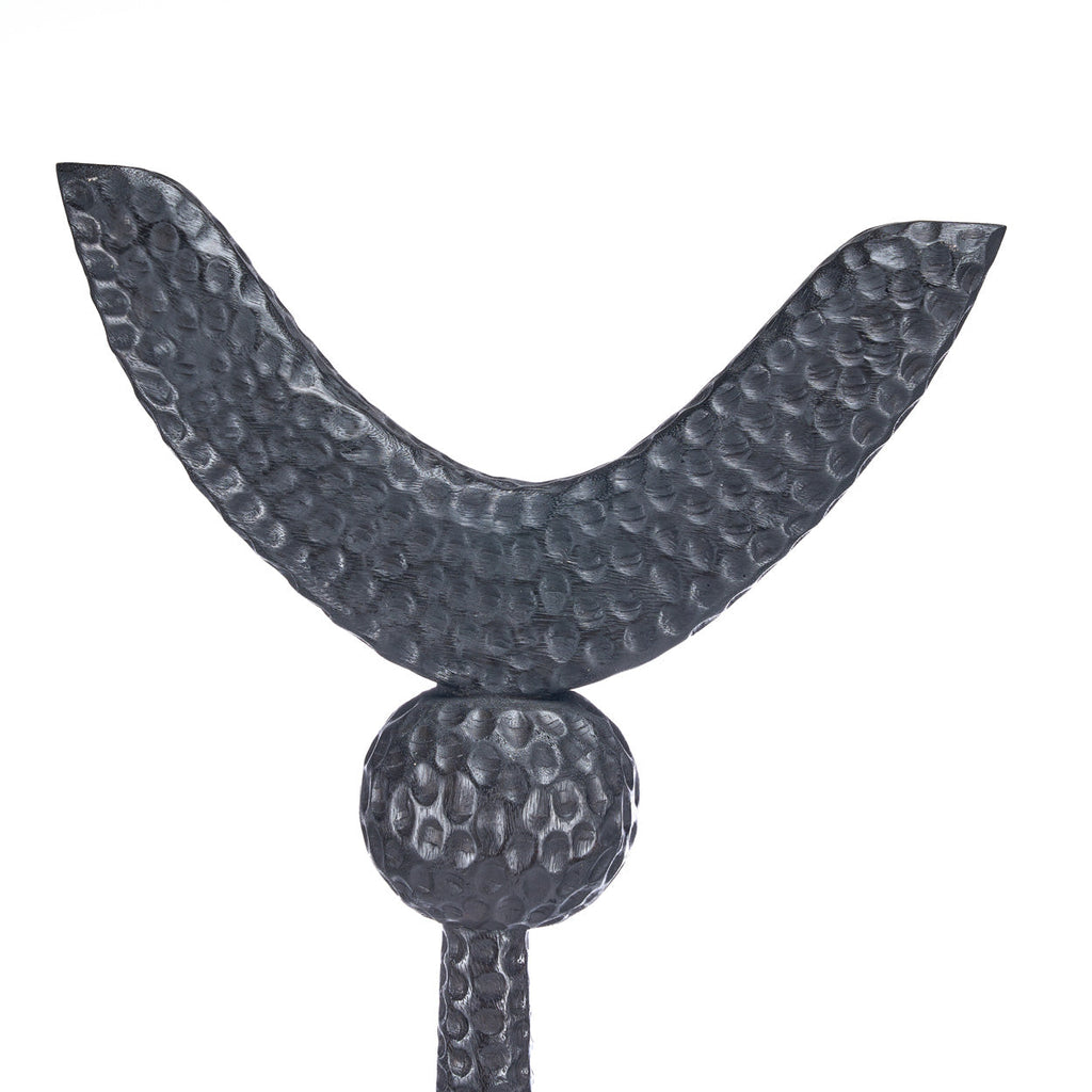 The Totemic Touch Sculptural decoration - Black, H 190 CM