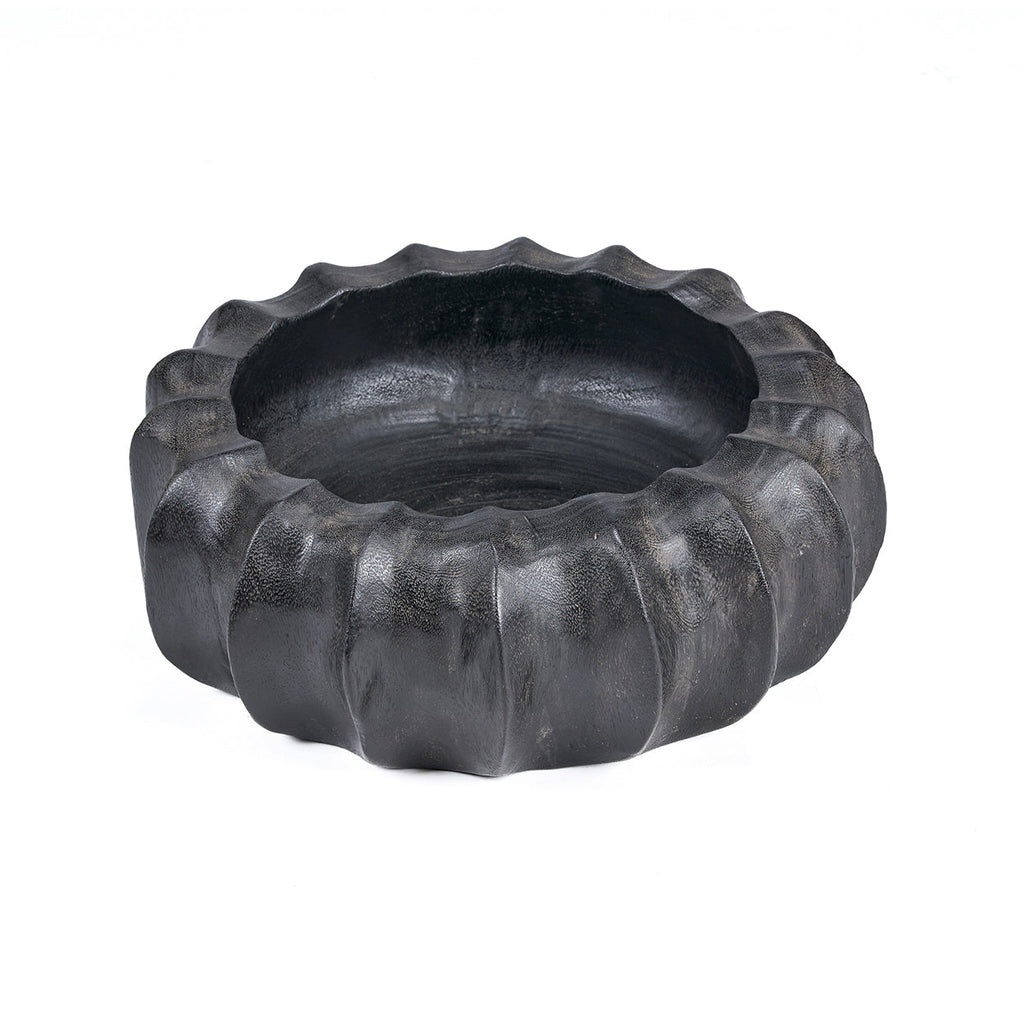 The Kuro Kabocha Bowl - Black, D 40 CM