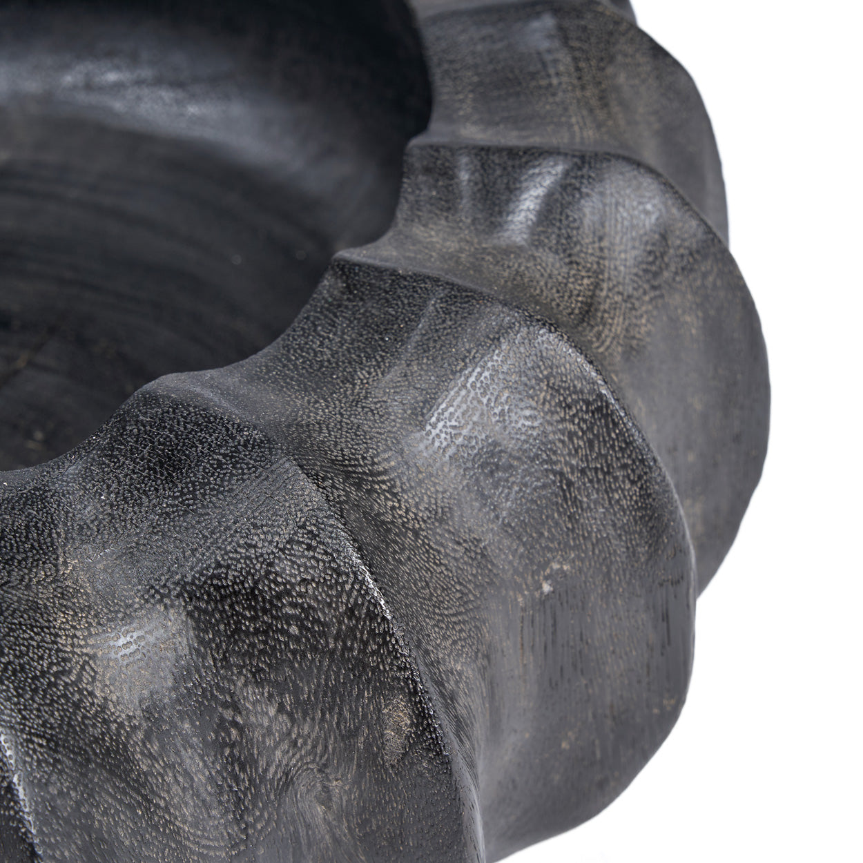 The Kuro Kabocha Bowl - Black, D 40 CM