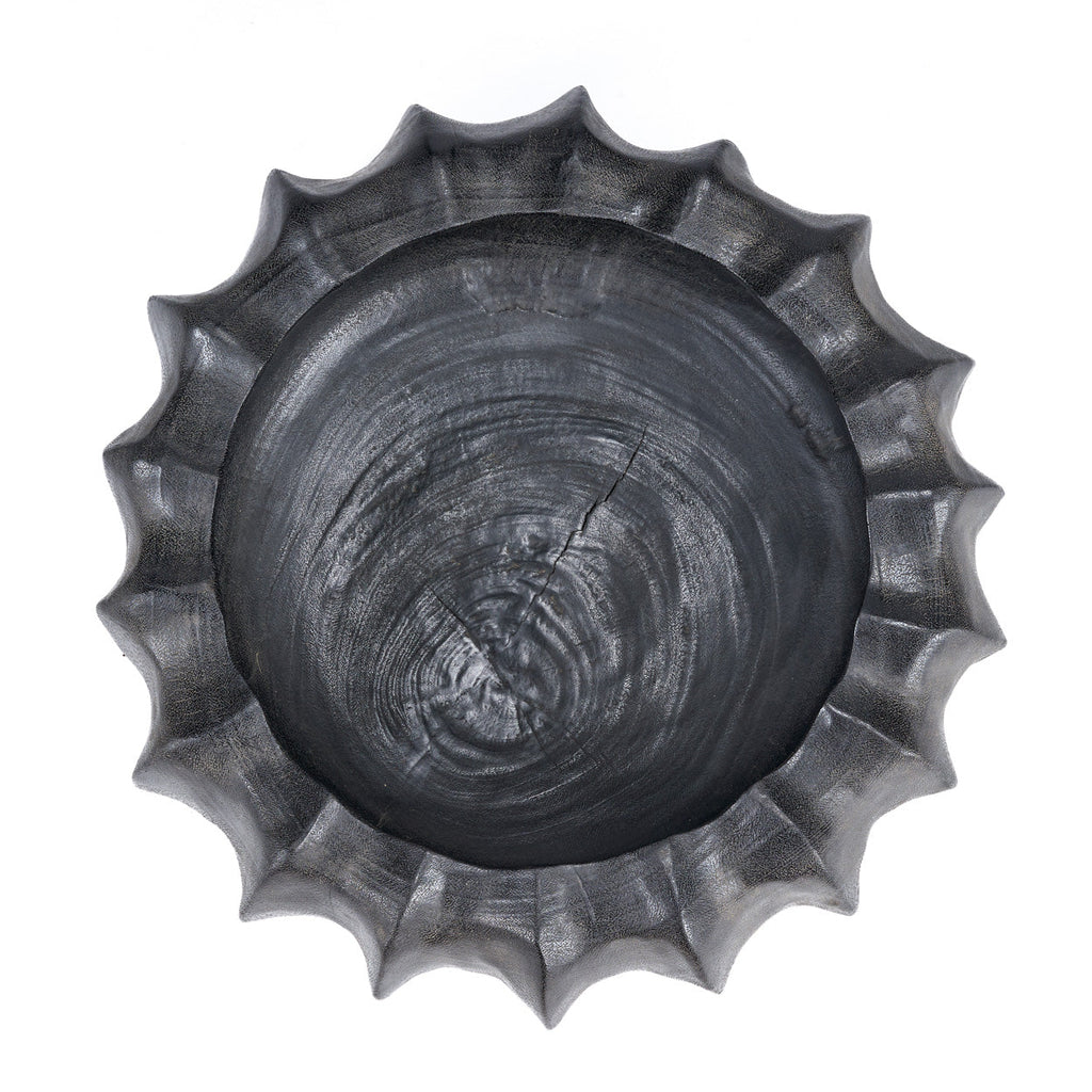 The Kuro Kabocha Bowl - Black, D 40 CM