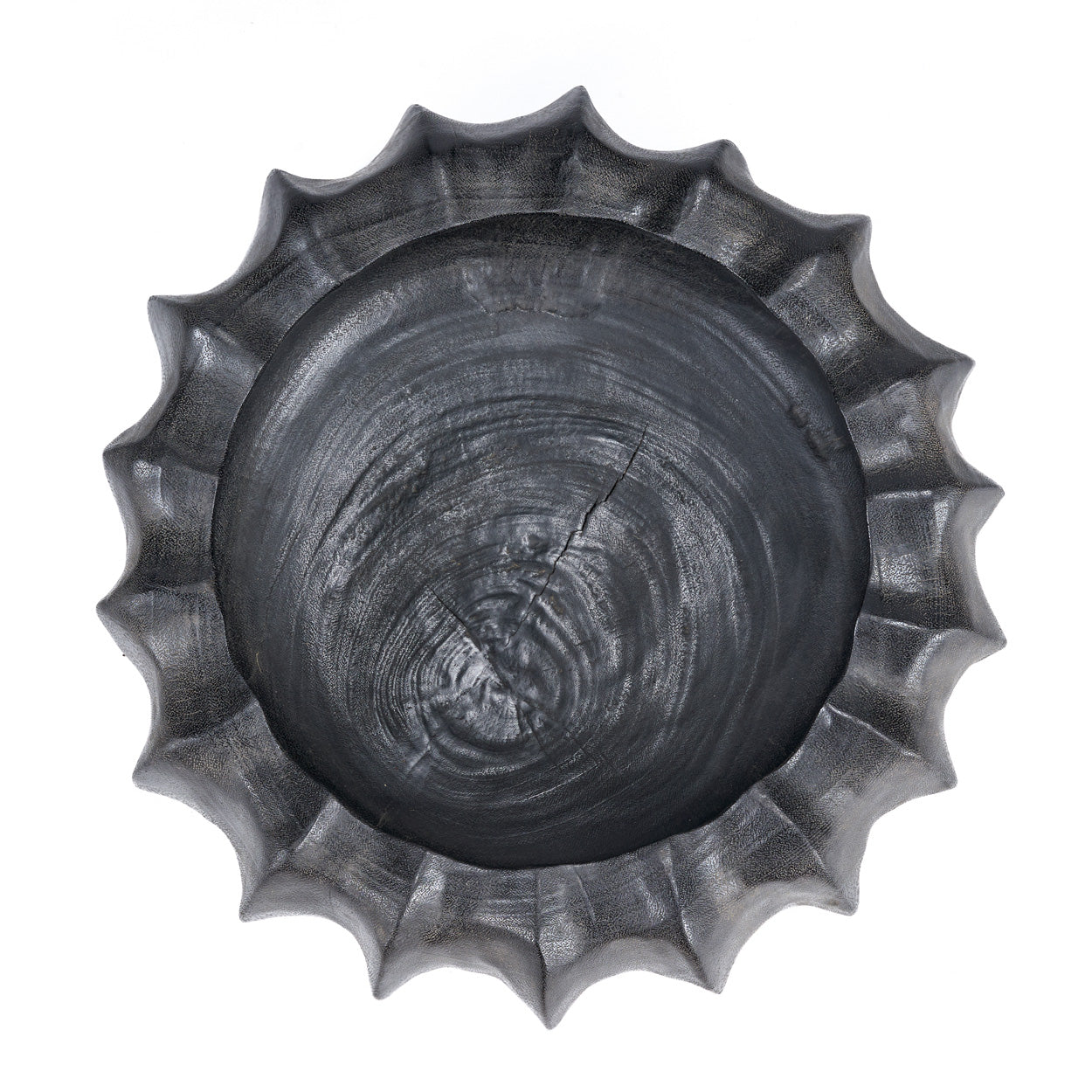 The Kuro Kabocha Bowl - Black, D 40 CM