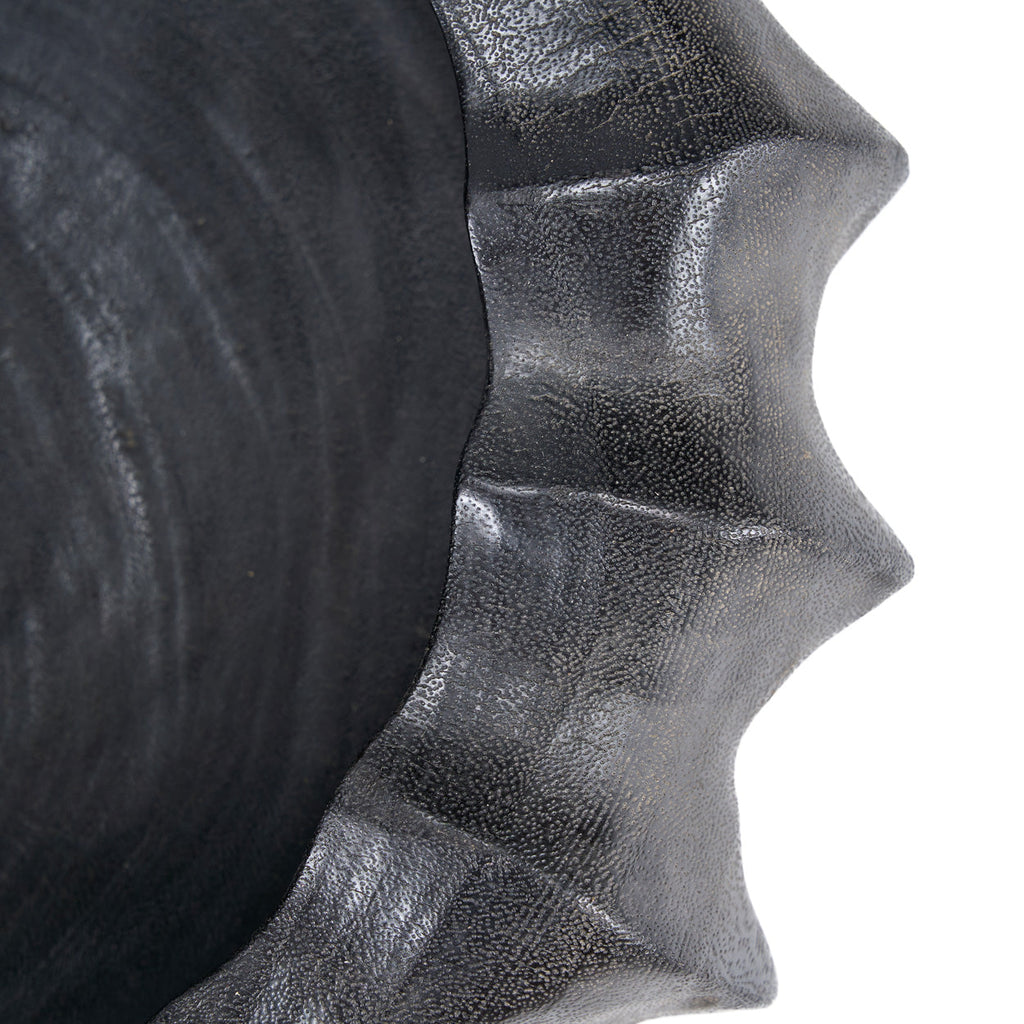 The Kuro Kabocha Bowl - Black, D 40 CM