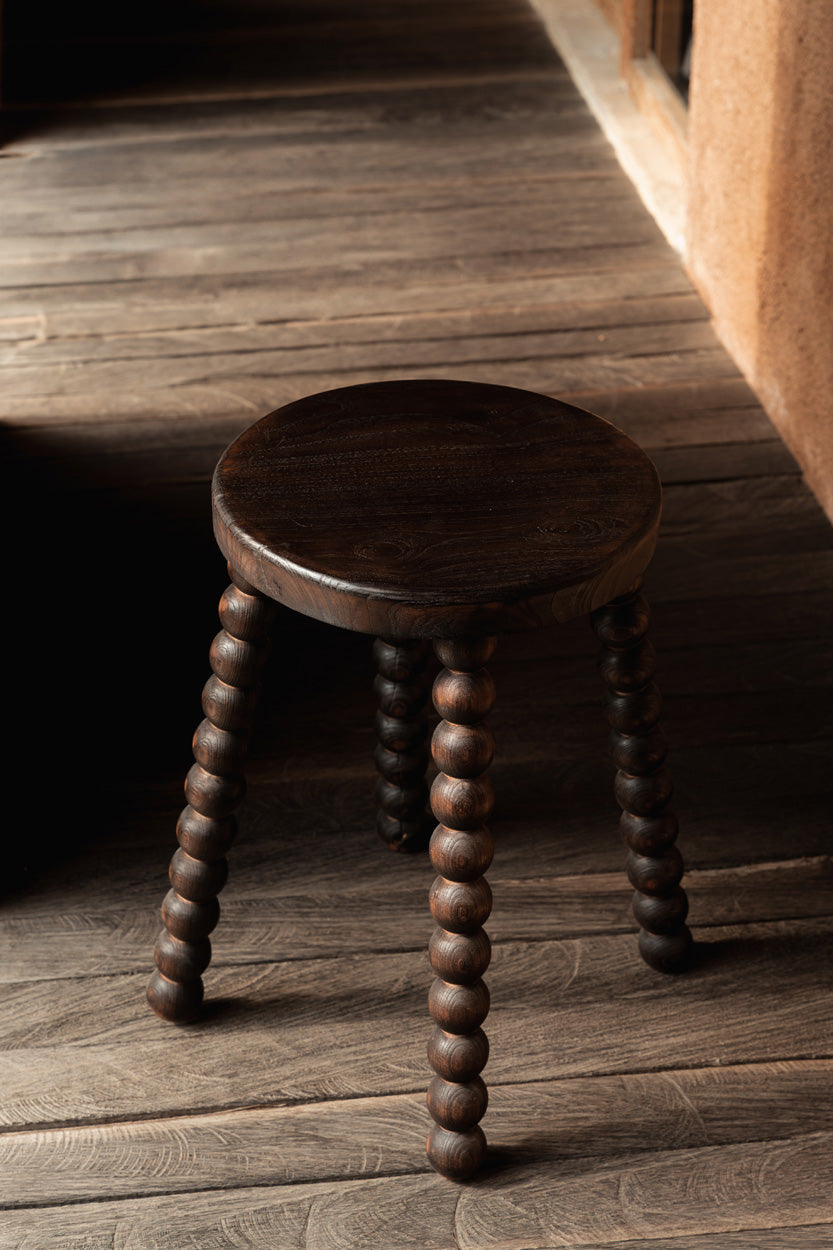 The Dango Stool - Dark Brown, 35 x 35, H 50