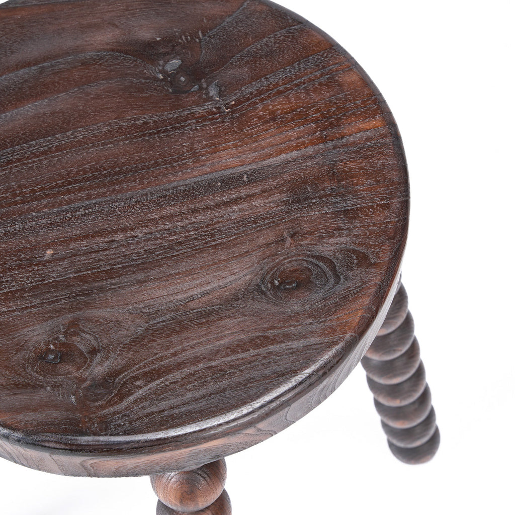 The Dango Stool - Dark Brown, 35 x 35, H 50