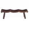 The Lombok Wave Bench - Dark Brown - M
