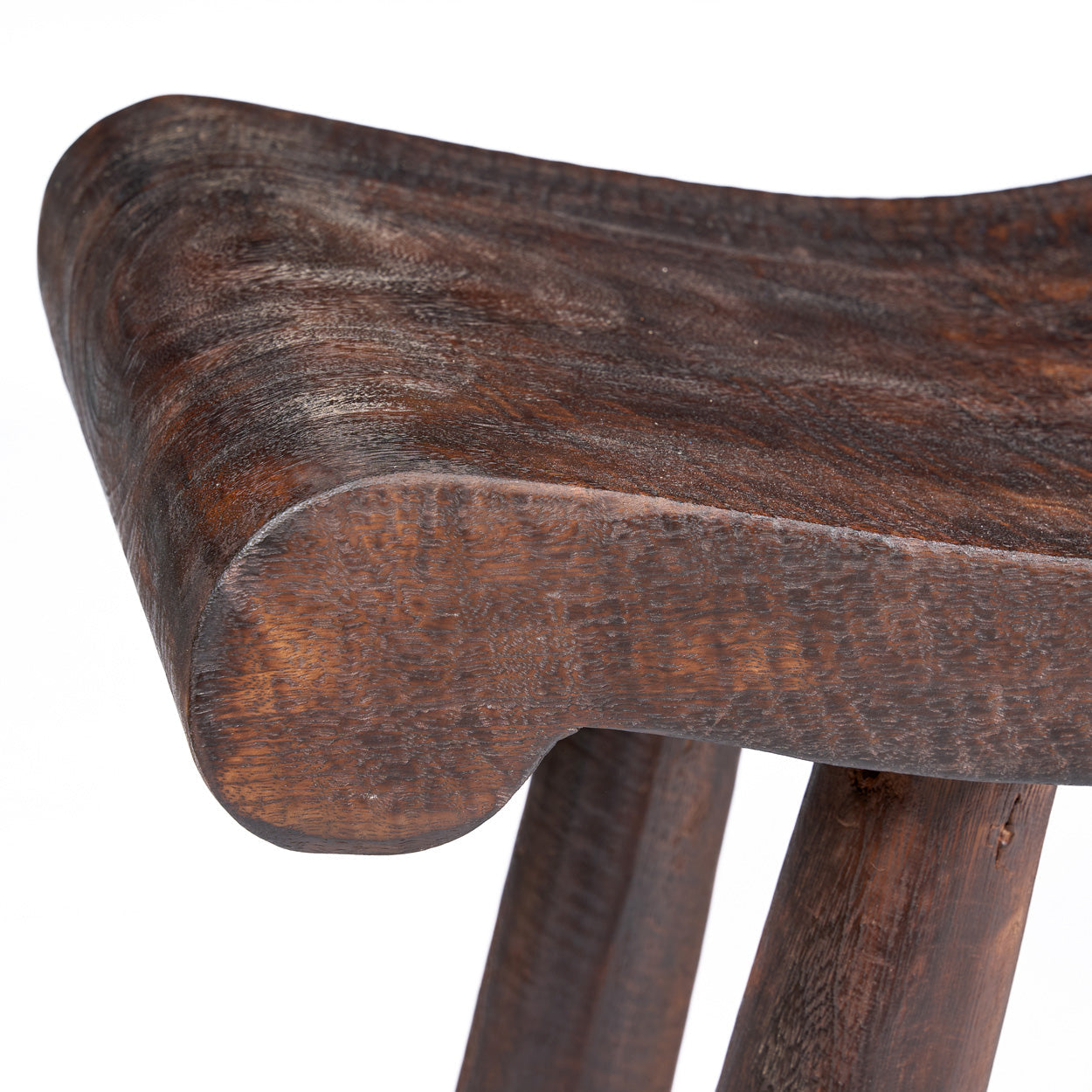 The Lombok Wave Bench - Dark Brown - M