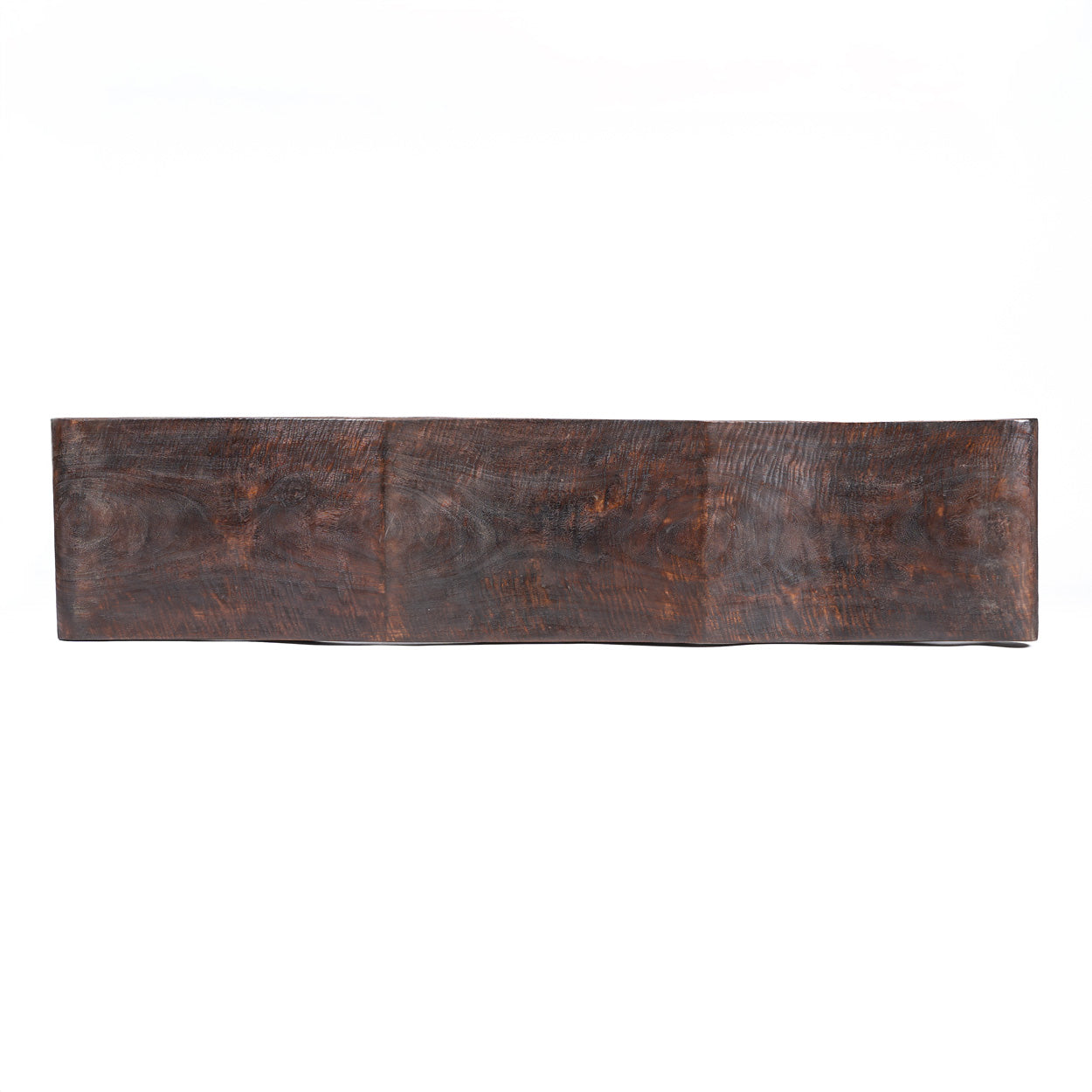 The Lombok Wave Bench - Dark Brown - M