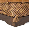 The Treasure Box Colonial Style - Natural Brown, 25 x 25, H 25 CM