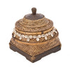 The Treasure Box Colonial Style - Natural Brown, 25 x 25, H 25 CM