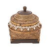 The Treasure Box Colonial Style - Natural Brown, 25 x 25, H 25 CM