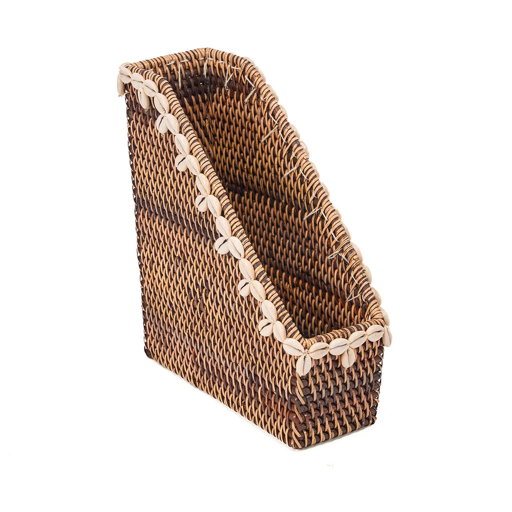 Colonial Organizer Shell Edge  - Natural Brown