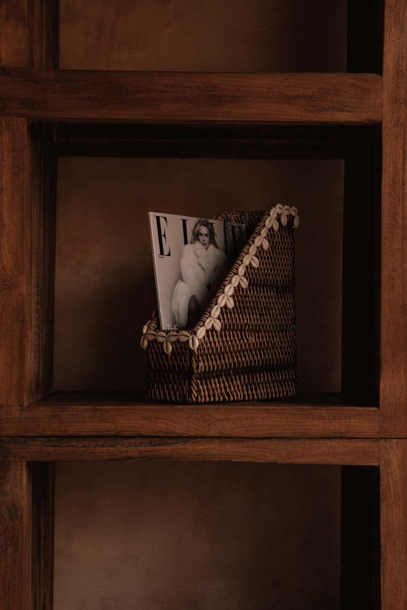 Colonial Organizer Shell Edge  - Natural Brown