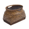 The Koro Colonial Basket - Natural Brown, 33 x 43, H 29 CM