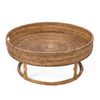 The Rattan Rise Colonial Tray - Natural Brown, 50 CM