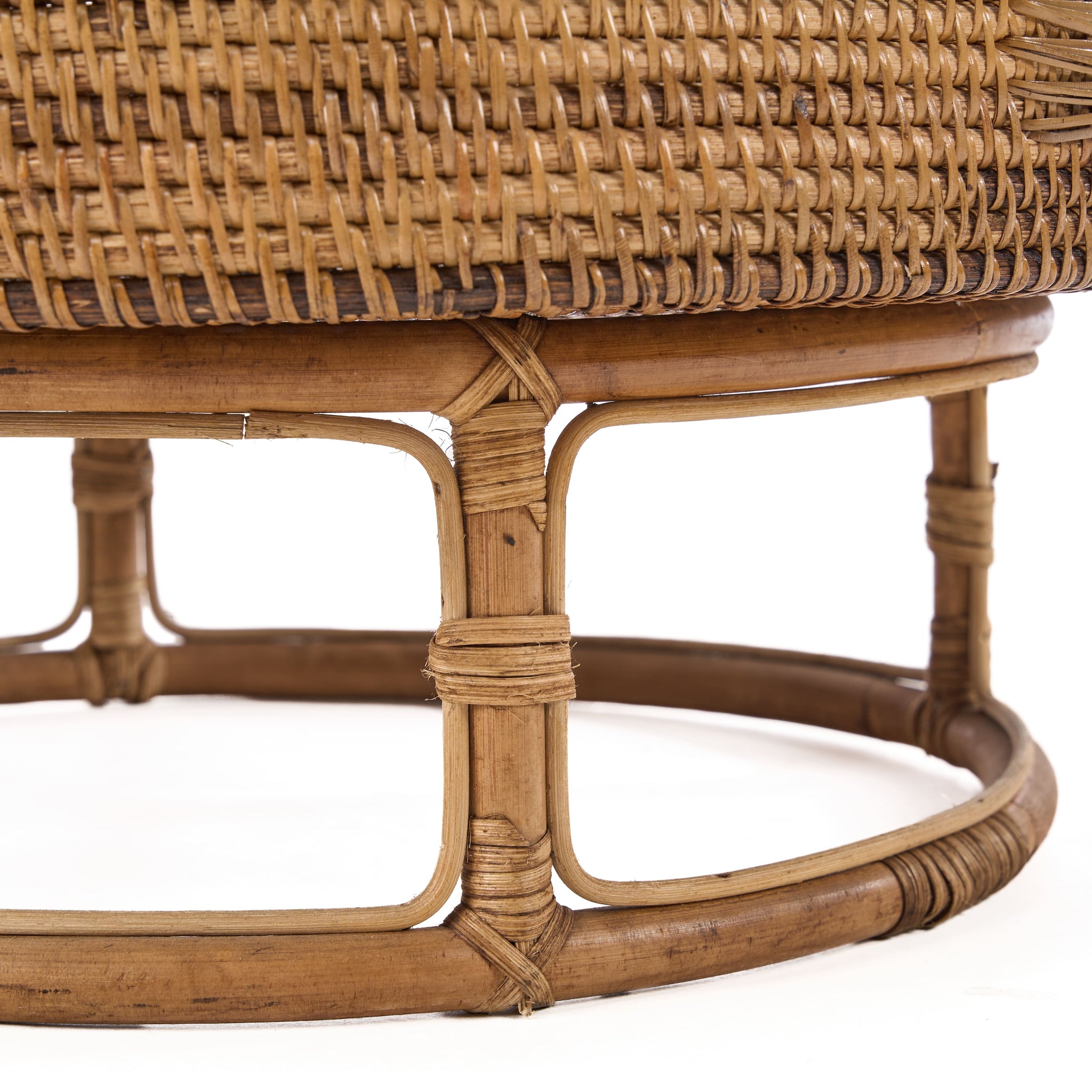 Colonial Tray RISE, Rattan - Natural Brown, 50 CM