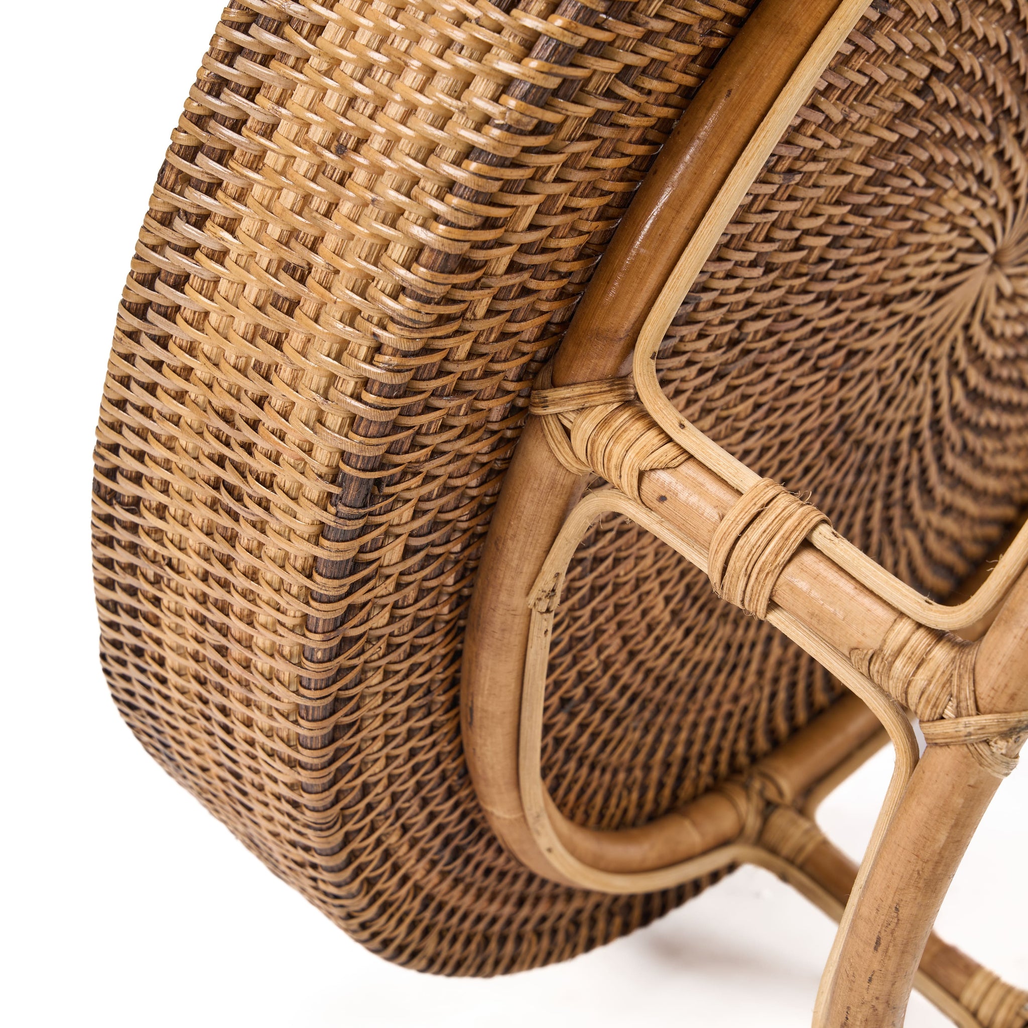 Colonial Tray RISE, Rattan - Natural Brown, 50 CM