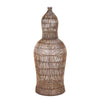 The Woven Bell Colonial Pendant - Dark Walnut - XL, 60 x 60, H 112 CM
