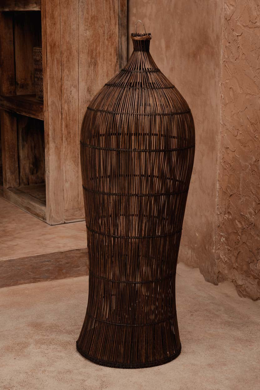 Colonial Pendant, Oasis Tower  - Dark Walnut - XL, 35 x 35, H 102 CM