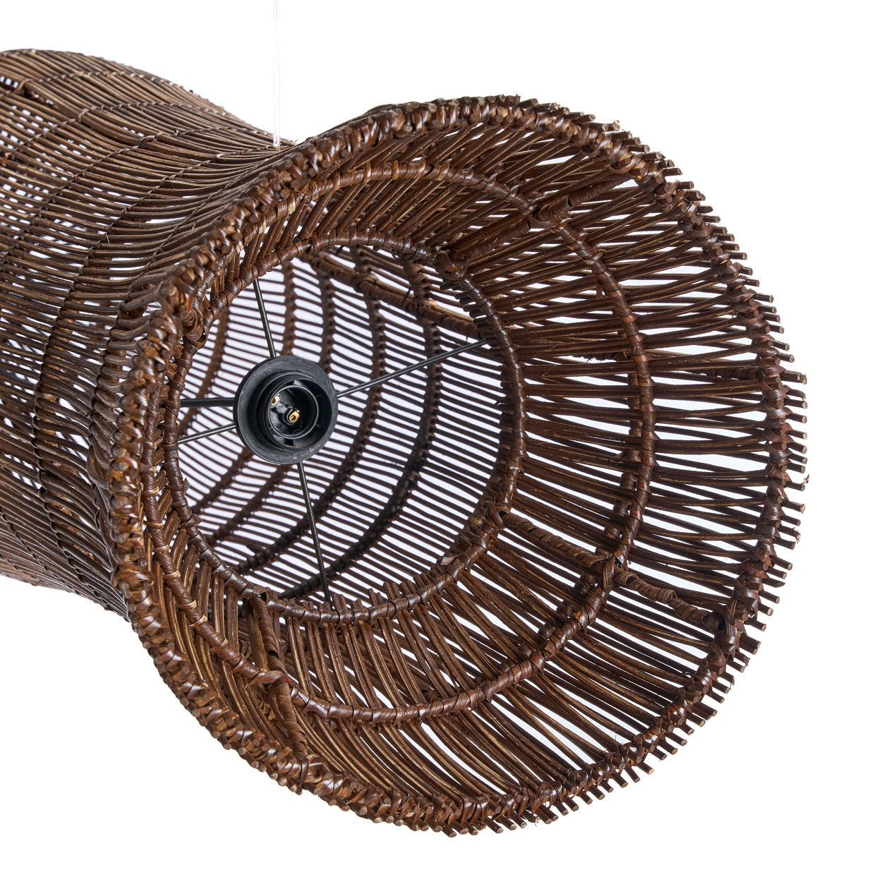 Colonial Pendant, Oasis Tower  - Dark Walnut - XL, 35 x 35, H 102 CM