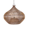 The Desert Gourd Colonial Pendant - Dark Walnut - L, 80 x 80, H 70 CM