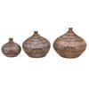The Desert Gourd Colonial Pendant - Dark Walnut - L, 80 x 80, H 70 CM