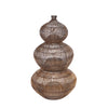 The Desert Gourd Colonial Pendant - Dark Walnut - L, 80 x 80, H 70 CM