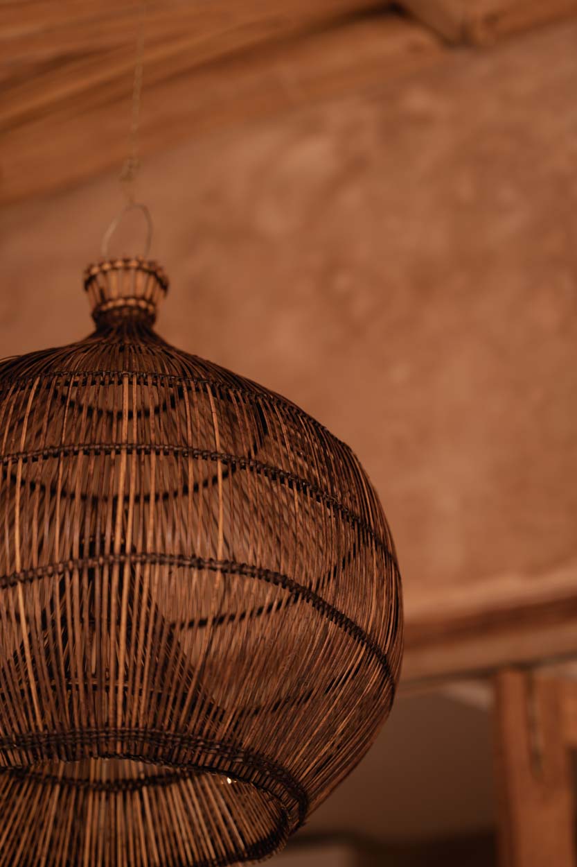 Colonial Pendant, Desert Gourd - Dark Walnut - D 70, H 62 CM