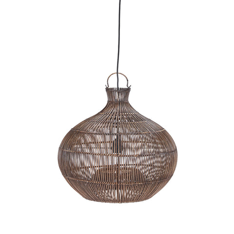 Colonial Pendant, Desert Gourd- Dark Walnut - D 48, H 45 CM