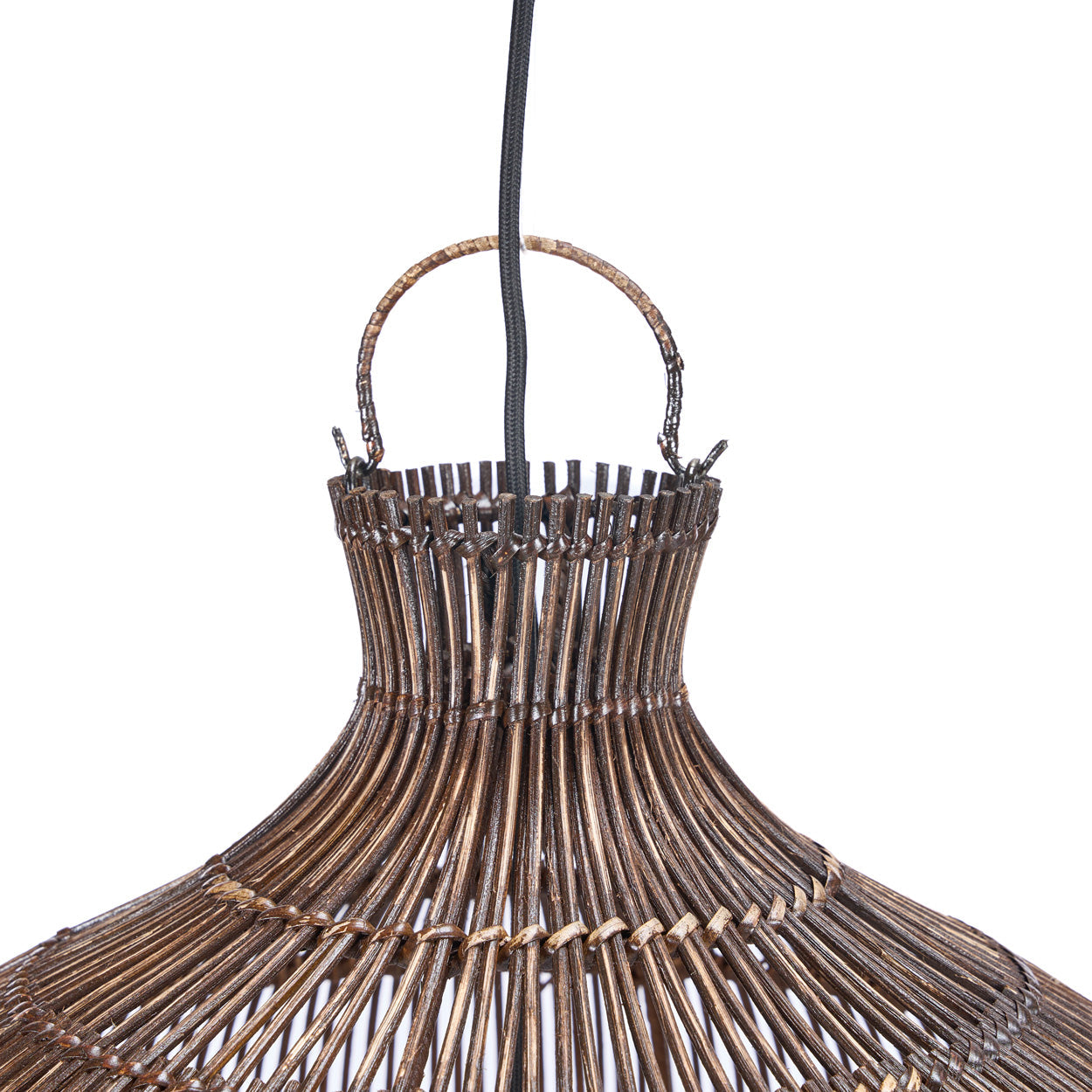 Colonial Pendant, Desert Gourd- Dark Walnut - D 48, H 45 CM