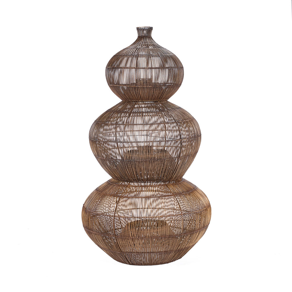 Colonial Pendant, Desert Gourd- Dark Walnut - D 48, H 45 CM