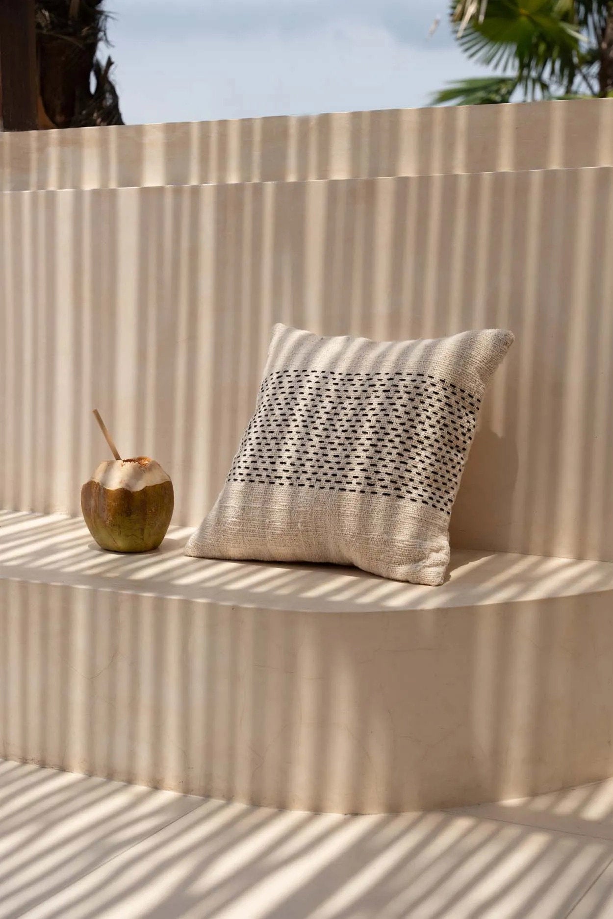 The Misty Cushion Cover - Natural Black, 50 x 50 cm