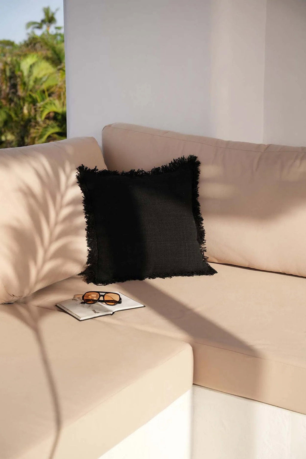 The Full Moon Cushion Cover - Black, 50 x 50 cm
