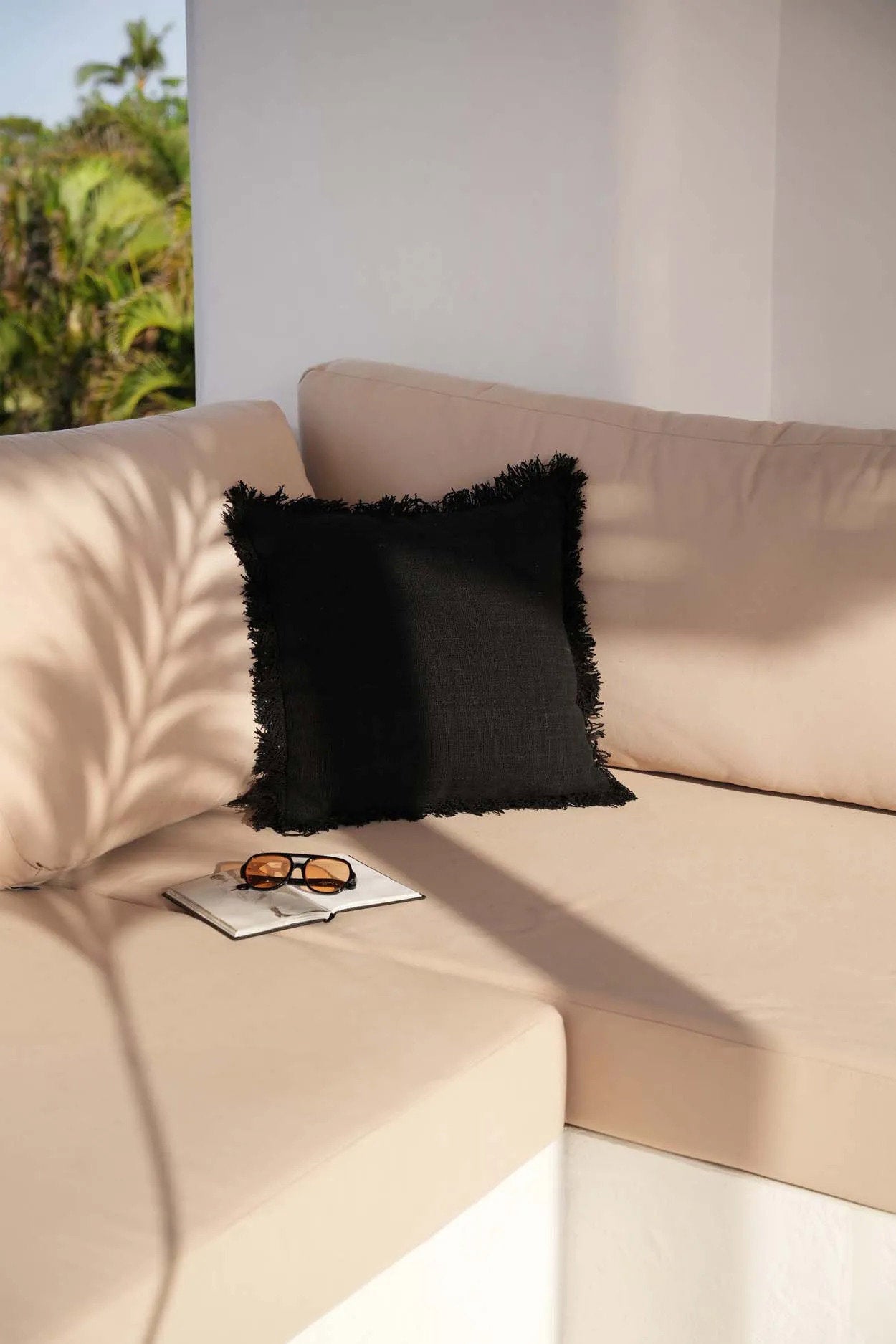 The Full Moon Cushion Cover - Black, 50 x 50 cm