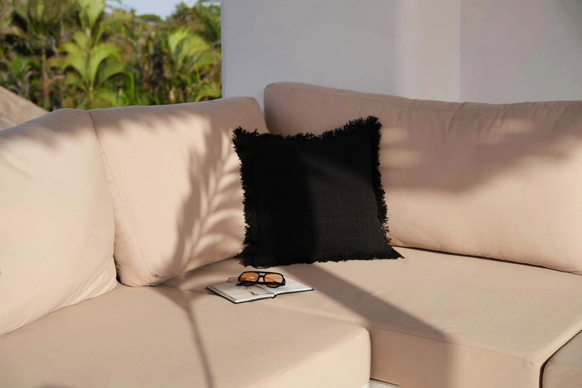 The Full Moon Cushion Cover - Black, 50 x 50 cm