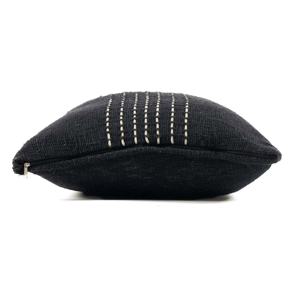 The Drizle Cushion Cover - Black White, 50 x 50 cm