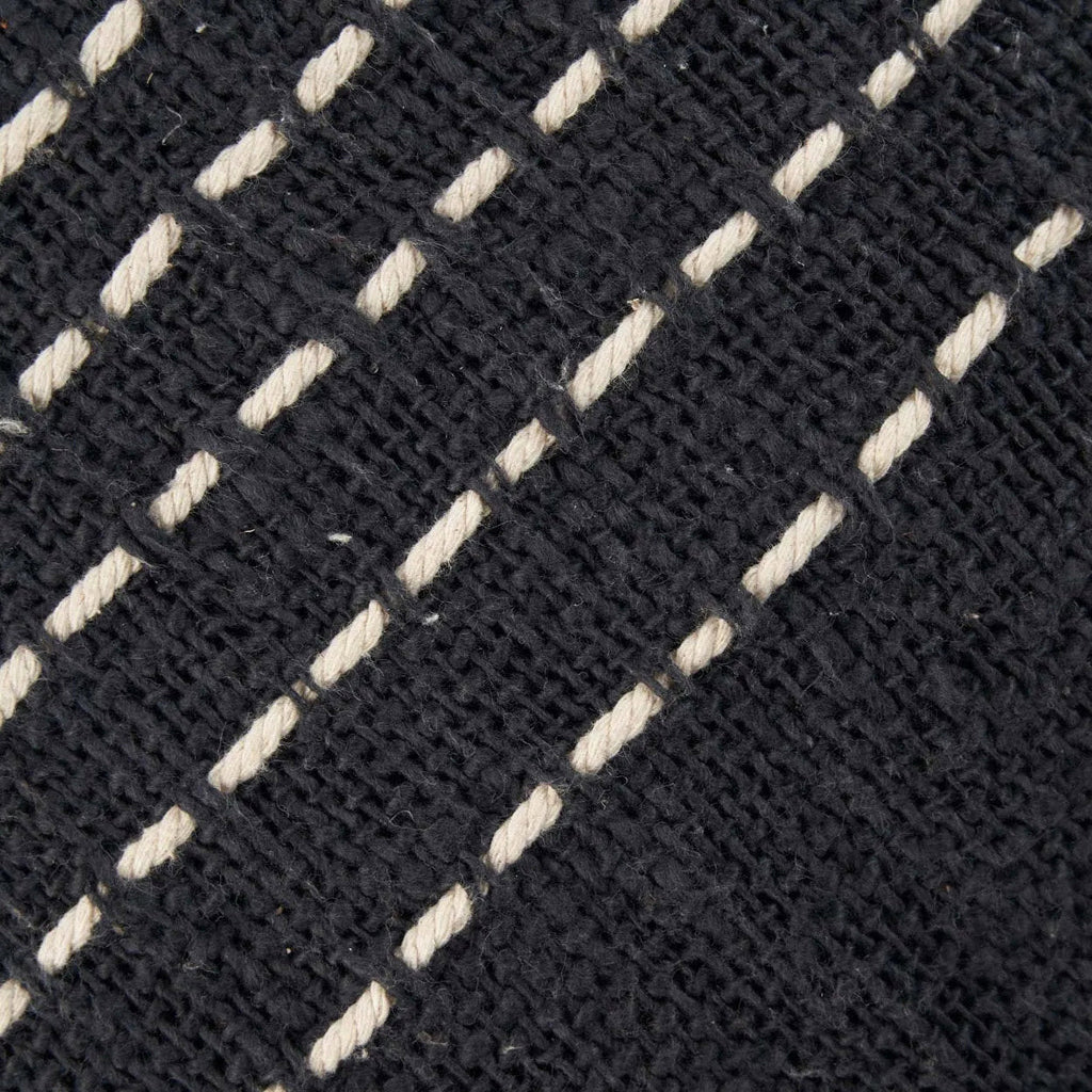 The Drizle Cushion Cover - Black White, 50 x 50 cm