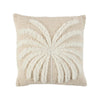 The Isla Palm Cushion Cover 50 x 50 cm - Natural White