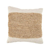 The Raffia Stamp Cushion Cover - Natural, 50 x 50 cm