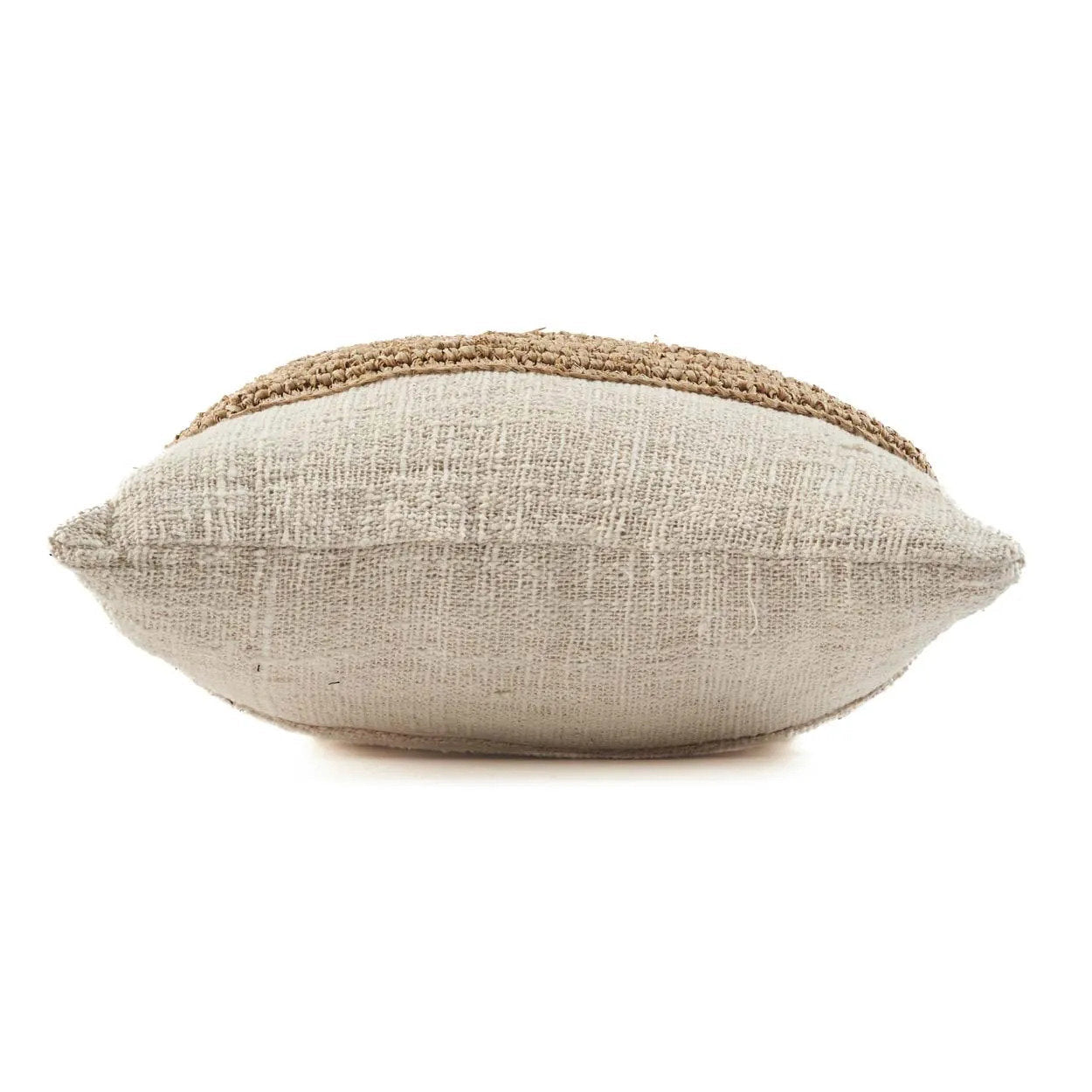 The Raffia Stamp Cushion Cover - Natural, 50 x 50 cm