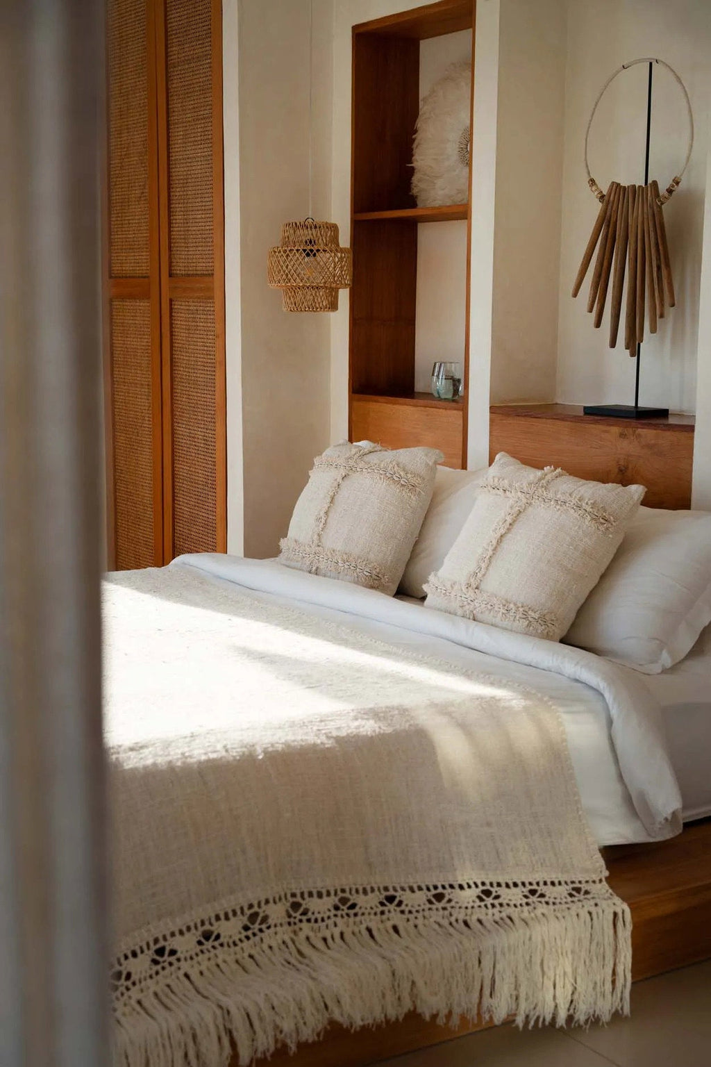 The Nomad Cushion Cover - Natural, 50 x 50 cm