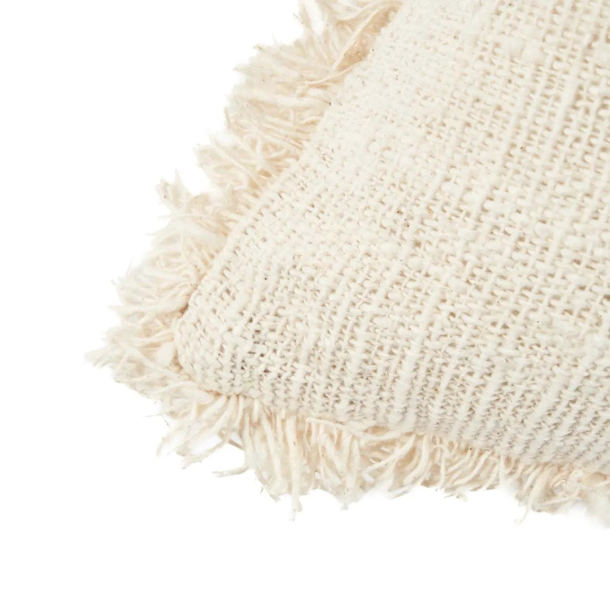 The Gili Palm Cushion Cover 50 x 50 CM - Natural Black