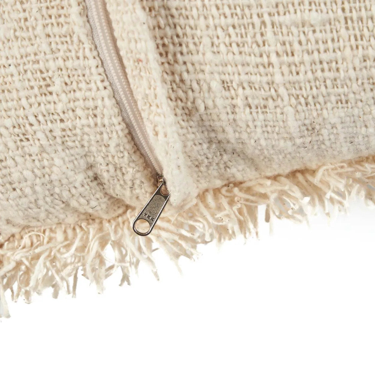The French Kiss Cushion Cover - Natural Black, 50 x 50 cm