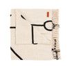 The Evil Eye Bed Throw - 128 x 240 cm, Natural Black