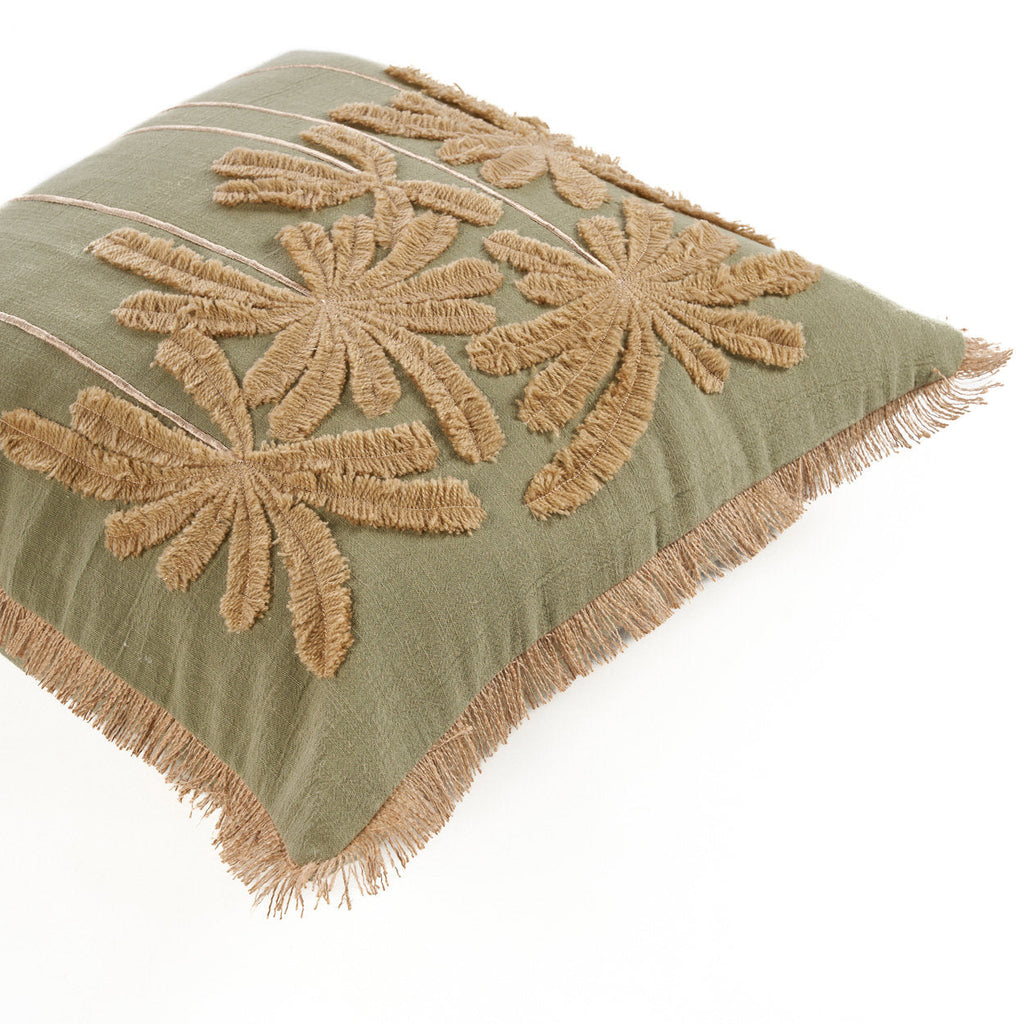 The Tropical Breeze Cushion Cover - Forest Green, 50 x 50 cm