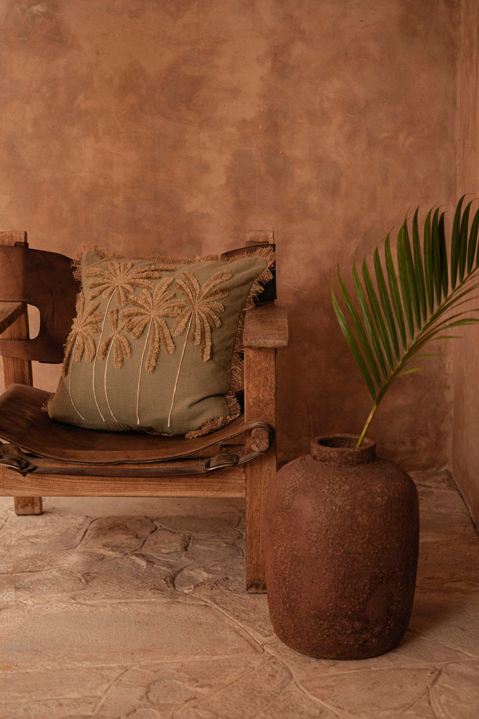 The Tropical Breeze Cushion Cover - Forest Green, 50 x 50 cm