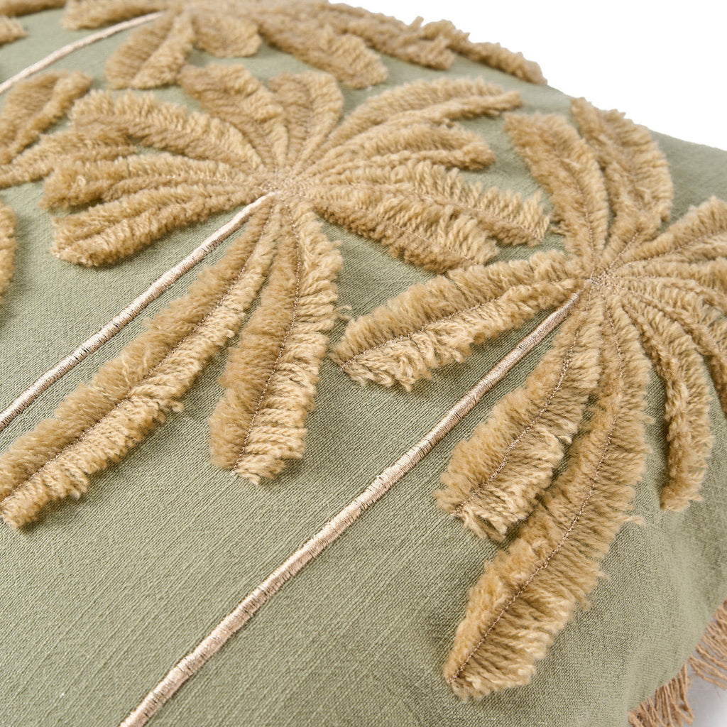 The Tropical Breeze Cushion Cover - Forest Green, 50 x 50 cm