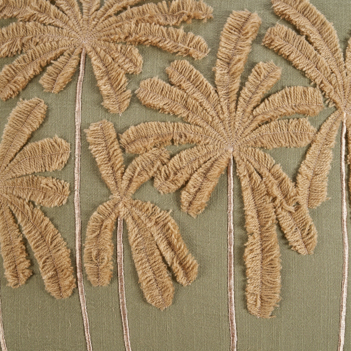 The Tropical Breeze Cushion Cover - Forest Green, 50 x 50 cm