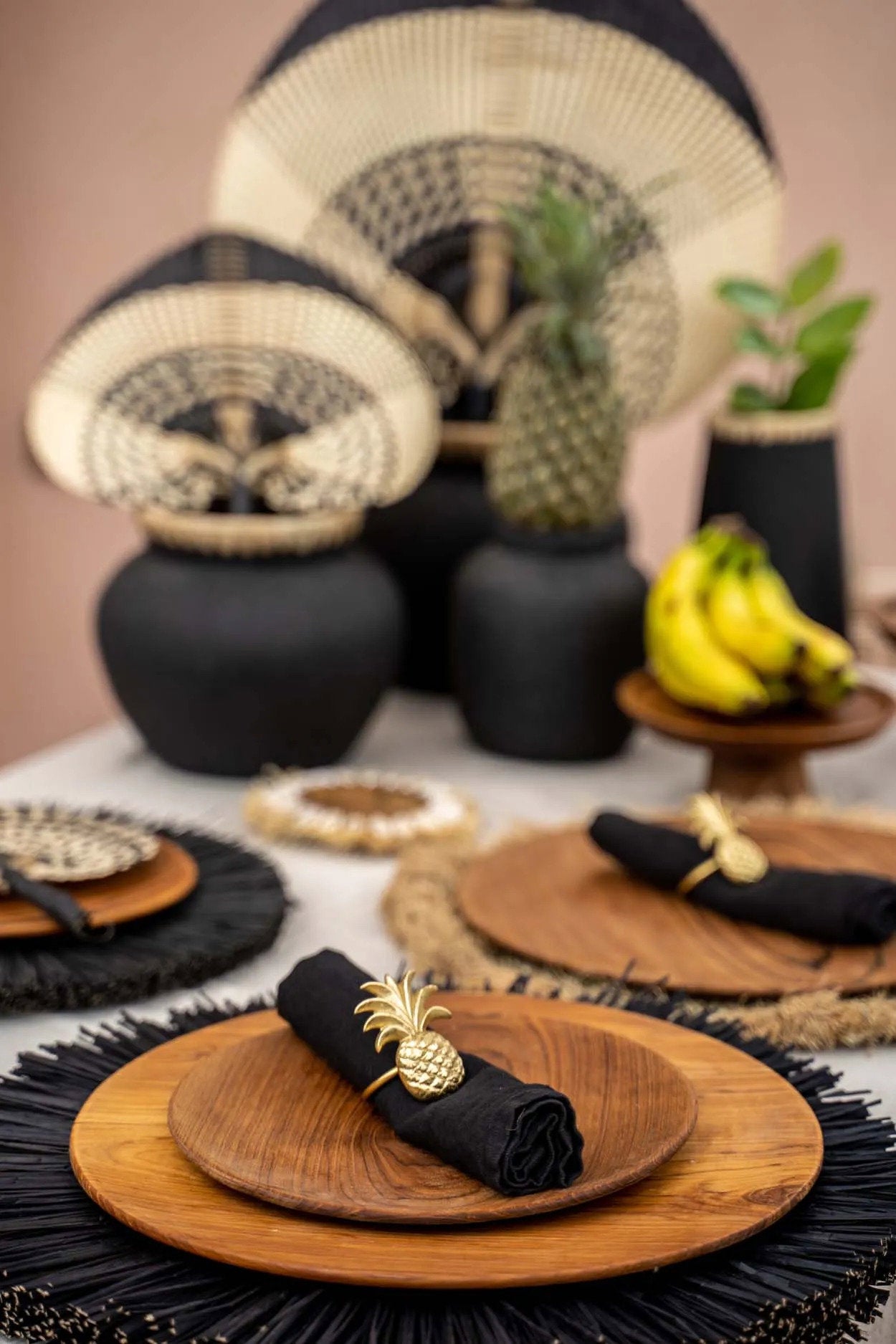 The Teak Root Round Plate - Ø 30 cm